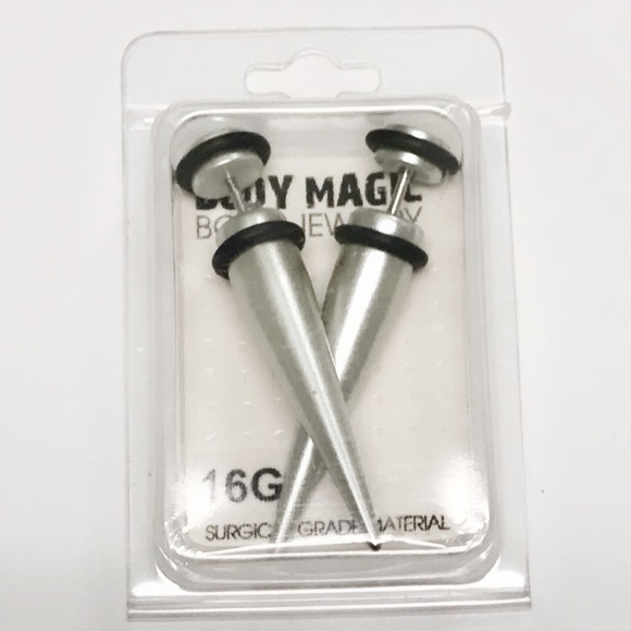 Faux Taper Earrings - Picture 3 of 3